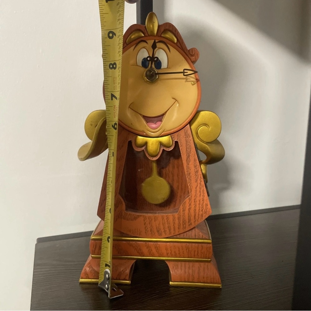 Disney Cogsworth Clock Beauty & The Beast Working Condition - Picture 6 of 7